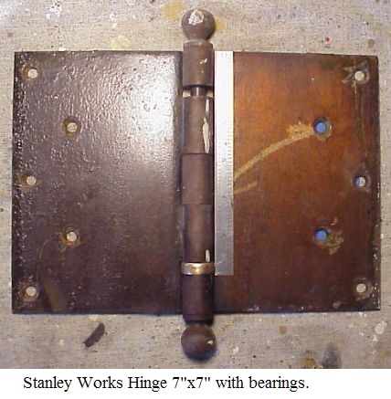 hinge with bearing